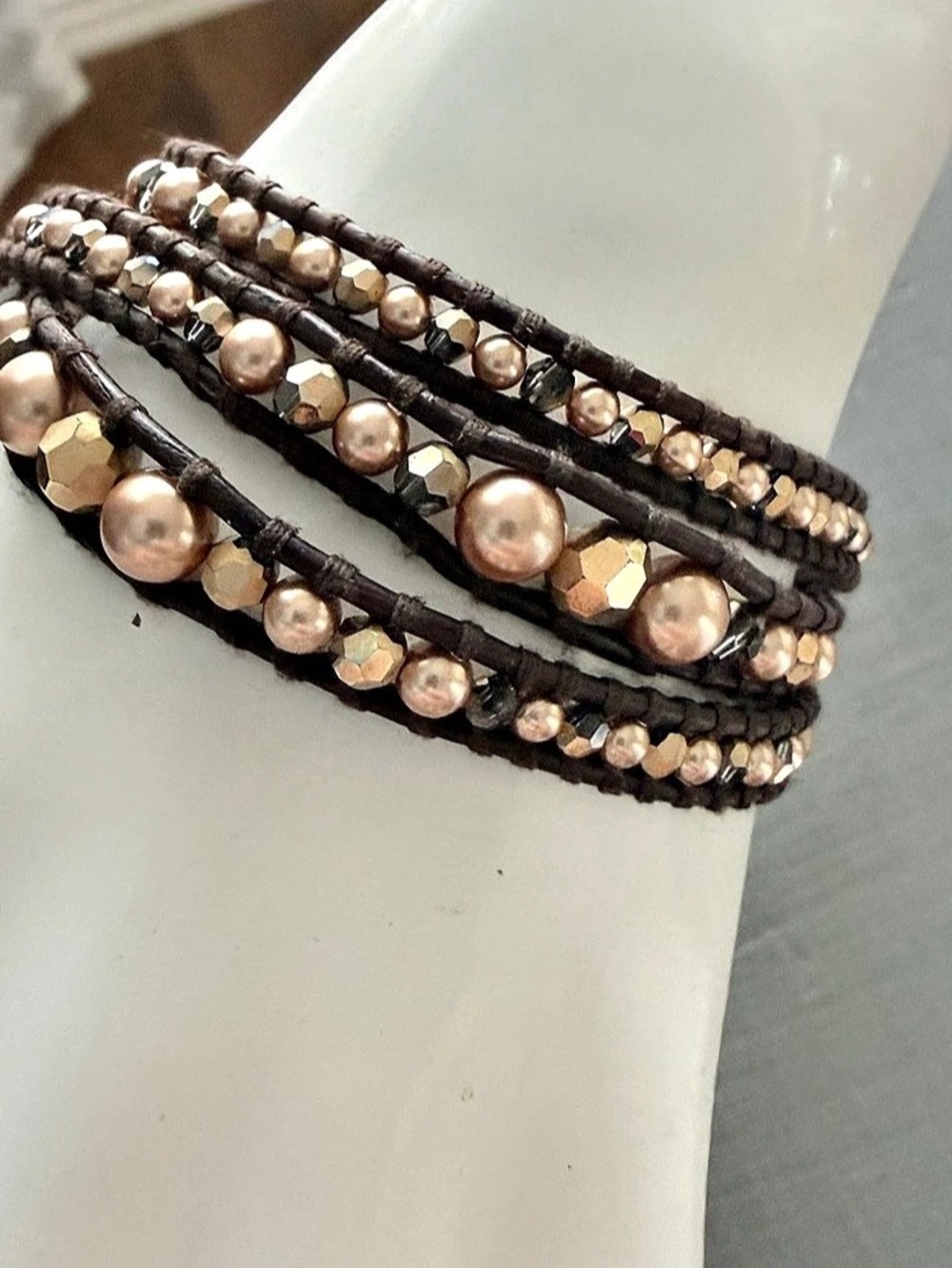 Chan Luu Wrap Beaded Wrap Bracelet